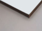 Metal Panel  - 1/4" ALCLADT Aluminum Veneer Glazing Panel on Hardboard